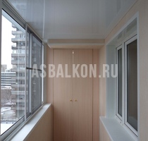 Алюминиевое остекление балконов 11