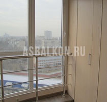 Алюминиевое остекление балконов 18