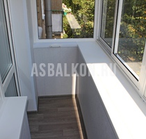 Алюминиевое остекление балконов 3