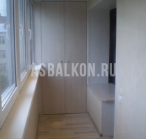 Фотогалерея - Объединение балкона с комнатой 58
