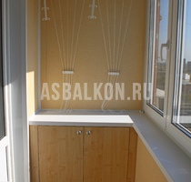 Отделка балконов пластиковыми панелями 17