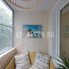 отделка лоджии под ключ под зону отдыха