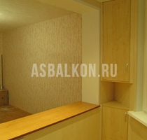 Фотогалерея - Объединение балкона с комнатой 23