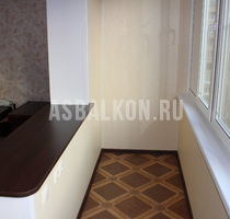 Фотогалерея - Объединение балкона с комнатой 14