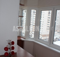 Фотогалерея - Объединение балкона с комнатой 34