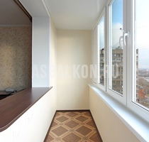 Фотогалерея - Объединение балкона с комнатой 30