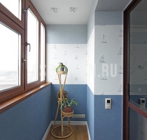 Фотогалерея - Объединение балкона с комнатой 47
