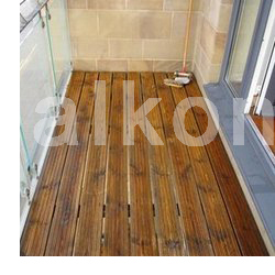 Отделка доской пола балкона и лоджии   - «Альянс Спецстрой» -  