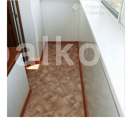 Укладка линолеума на пол балконов и лоджий   - «Альянс Спецстрой» -  