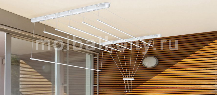 Установка потолочной сушилки Лиана на балкон    - «Альянс Спецстрой» -  