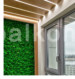 Стабилизированный мох на балконе   - «Альянс Спецстрой» -  