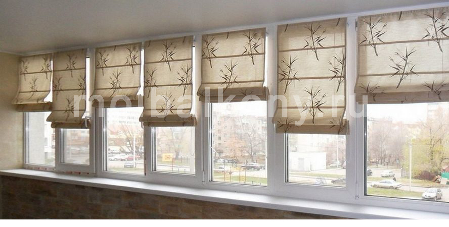 Жалюзи и шторы на балкон и лоджию    - «Альянс Спецстрой» -  