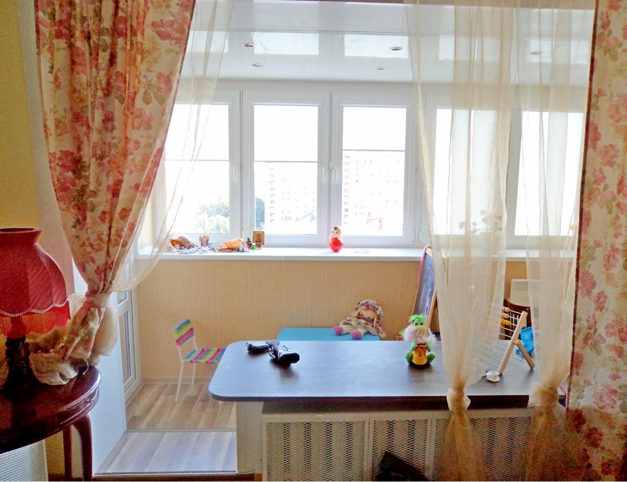 соединение балкона с комнатой Щербинка 